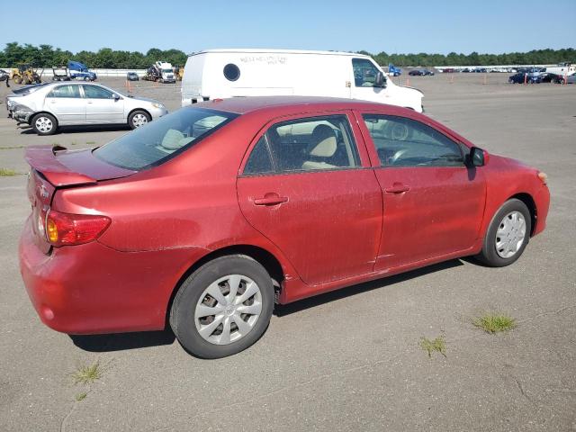 JTDBL40EX99069922 - 2009 TOYOTA COROLLA BASE RED photo 3