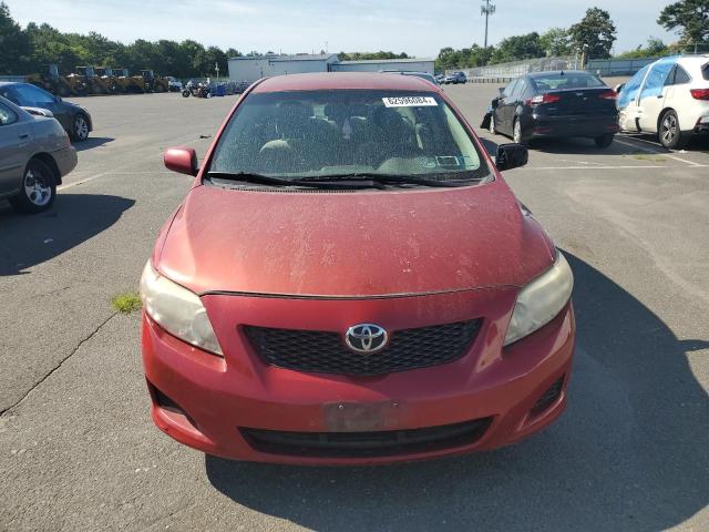 JTDBL40EX99069922 - 2009 TOYOTA COROLLA BASE RED photo 5