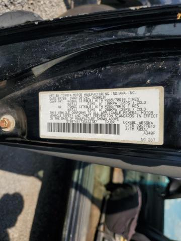 5TBBT44173S433707 - 2003 TOYOTA TUNDRA ACCESS CAB SR5 BLACK photo 12