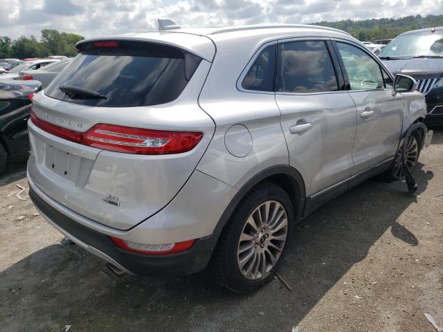 5LMCJ1A9XFUJ39172 - 2015 LINCOLN MKC SILVER photo 3