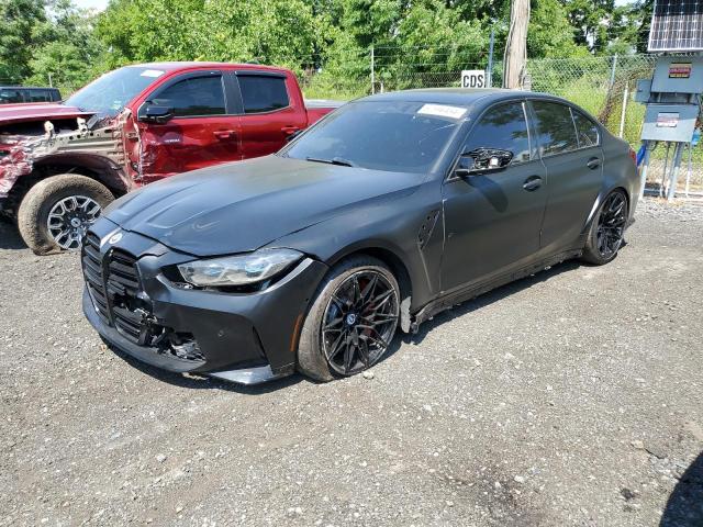 WBS43AY07NFN03704 - 2022 BMW M3 COMPETITION BLACK photo 1