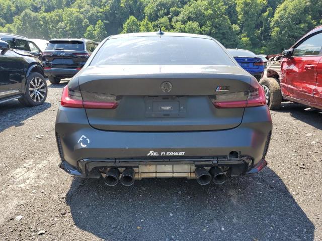 WBS43AY07NFN03704 - 2022 BMW M3 COMPETITION BLACK photo 6
