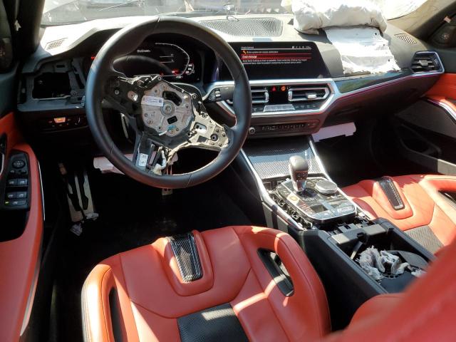 WBS43AY07NFN03704 - 2022 BMW M3 COMPETITION BLACK photo 8