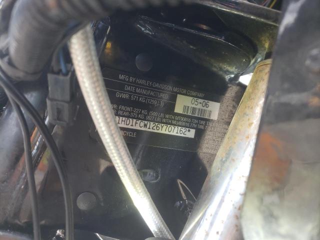 1HD1FCW126Y707162 - 2006 HARLEY-DAVIDSON FLHTCUI 黑色 照片 10