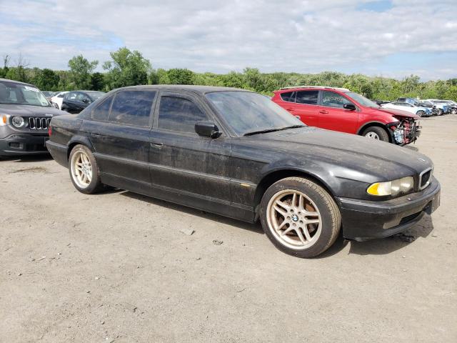WBAGH834X1DP21535 - 2001 BMW 7 SERIES IL 黑色 照片 4