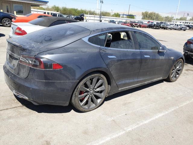 5YJSA1H2XEFP67543 - 2014 TESLA MODEL S فضي صورة 3