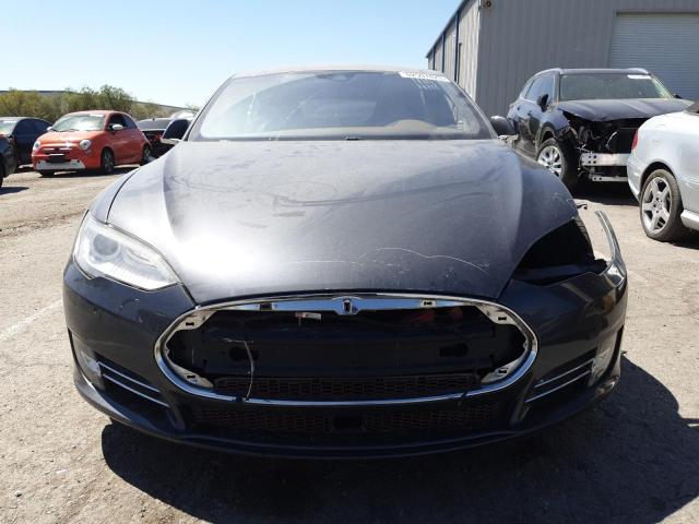 5YJSA1H2XEFP67543 - 2014 TESLA MODEL S فضي صورة 5