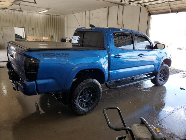 5TFCZ5AN4HX116282 - 2017 TOYOTA TACOMA DOUBLE CAB BLUE photo 3
