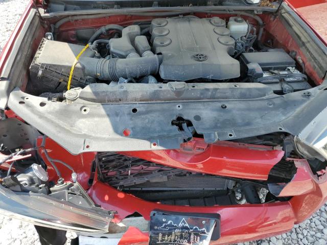 JTEBU5JR6J5561861 - 2018 TOYOTA 4RUNNER SR5/SR5 PREMIUM RED photo 11
