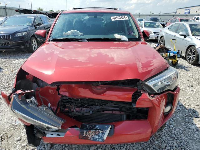 JTEBU5JR6J5561861 - 2018 TOYOTA 4RUNNER SR5/SR5 PREMIUM RED photo 5