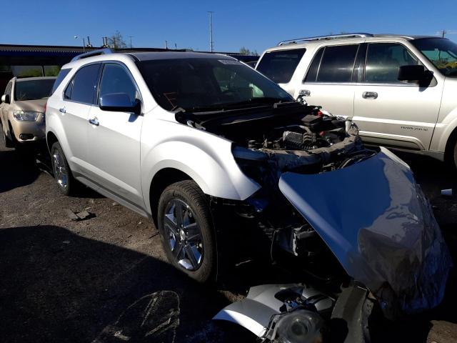 2GNFLDE31F6132817 - 2015 CHEVROLET EQUINOX LTZ SILVER photo 1