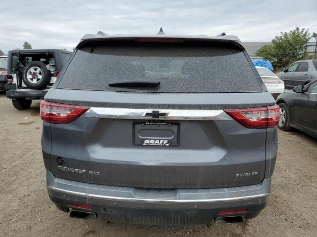 1GNEVKKW1MJ243747 - 2021 CHEVROLET TRAVERSE PREMIER GRAY photo 6