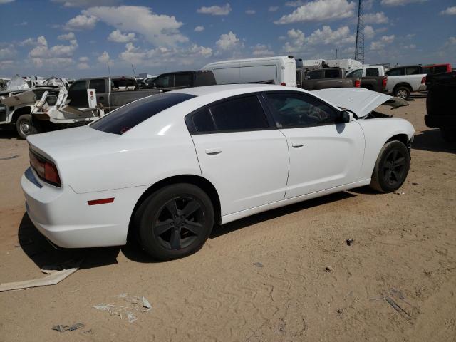 2C3CDXBG3EH168372 - 2014 DODGE CHARGER SE WHITE photo 3