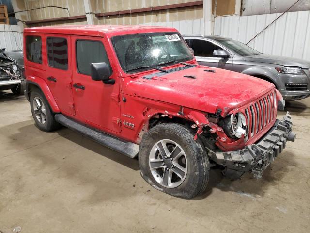 1C4HJXEN0MW566272 - 2021 JEEP WRANGLER U SAHARA RED photo 4