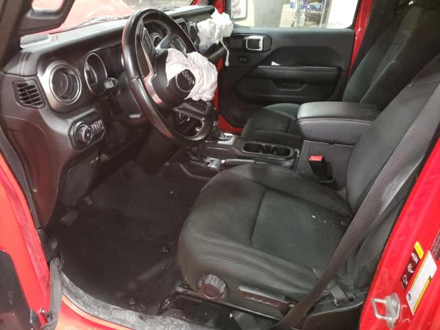 1C4HJXEN0MW566272 - 2021 JEEP WRANGLER U SAHARA RED photo 7
