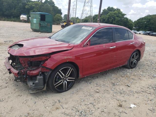 1HGCR2F17HA194421 - 2017 HONDA ACCORD SPORT SPECIAL EDITION RED photo 1