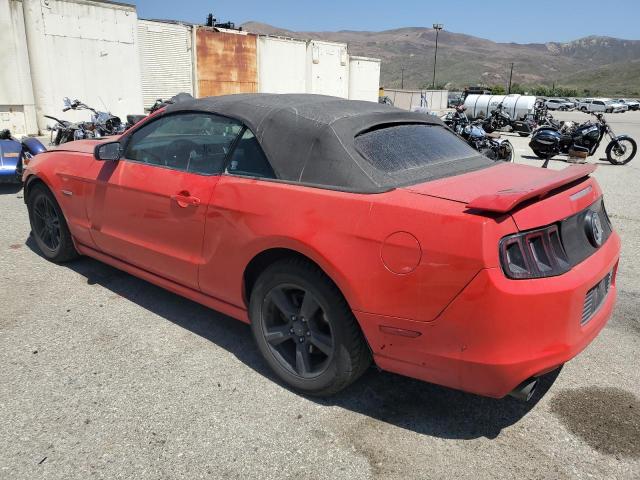 1ZVBP8EM7D5214035 - 2013 FORD MUSTANG RED photo 2