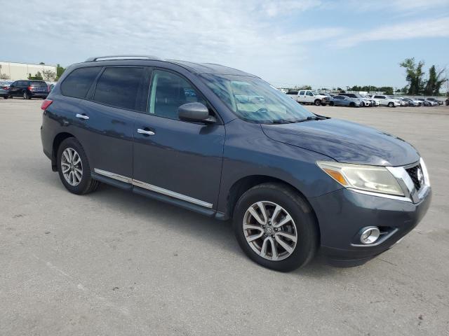 5N1AR2MN0EC695478 - 2014 NISSAN PATHFINDER S GRAY photo 4