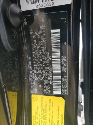 JTEDS41A182012079 - 2008 TOYOTA HIGHLANDER BLACK photo 12