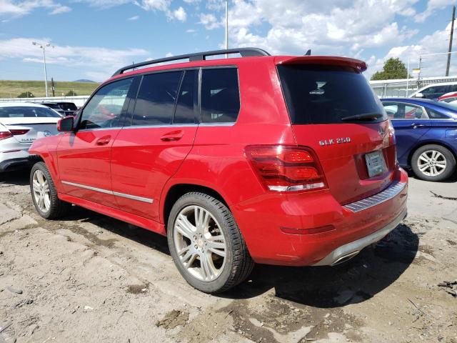 WDCGG0EBXFG385629 - 2015 MERCEDES-BENZ GLK 250 BLUETEC RED photo 2