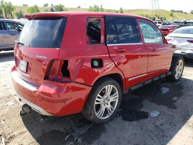 WDCGG0EBXFG385629 - 2015 MERCEDES-BENZ GLK 250 BLUETEC RED photo 3