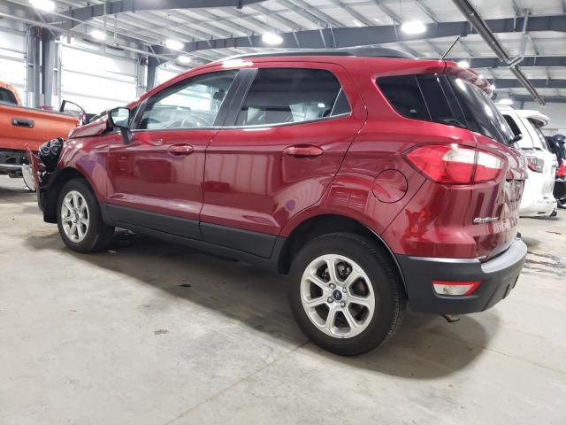MAJ6S3GL4LC340251 - 2020 FORD ECOSPORT SE MAROON photo 2