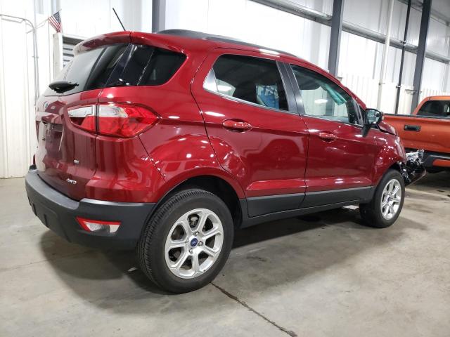 MAJ6S3GL4LC340251 - 2020 FORD ECOSPORT SE MAROON photo 3