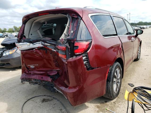 2C4RC1BG7MR524708 - 2021 CHRYSLER PACIFICA TOURING L 栗色 照片 3