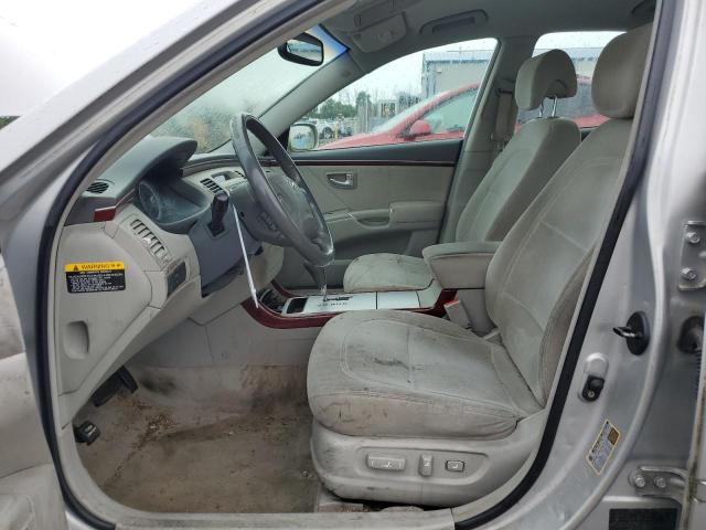 KMHFC46F57A140145 - 2007 HYUNDAI AZERA SE SILVER photo 7