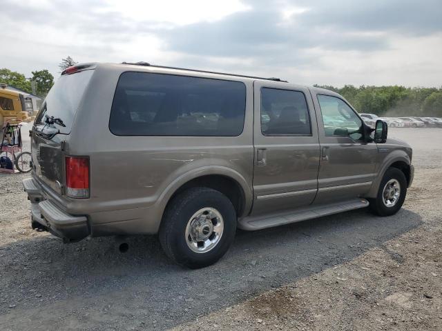 1FMNU42P25ED40994 - 2005 FORD EXCURSION LIMITED BEIGE photo 3