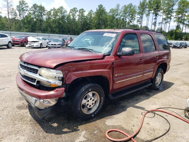 1GNEK13Z92J226882 - 2002 CHEVROLET TAHOE K1500 BURGUNDY photo 1