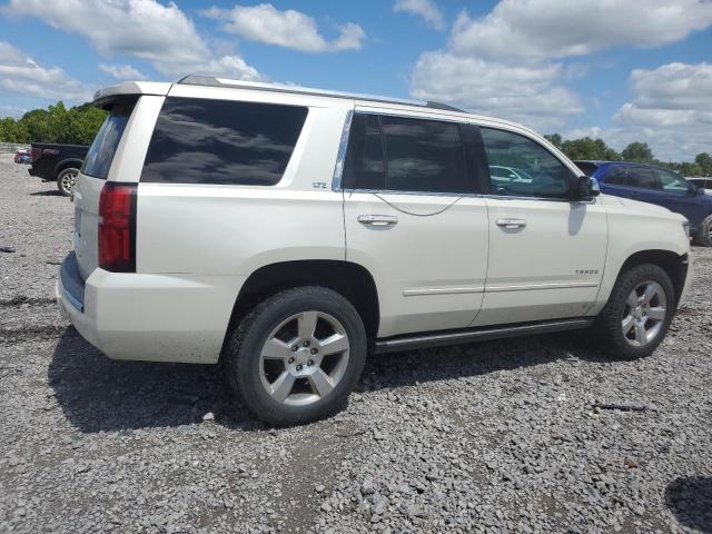 1GNSKCKC3FR114033 - 2015 CHEVROLET TAHOE K1500 LTZ WHITE photo 3