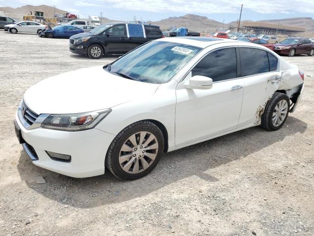 1HGCR2F86FA025081 - 2015 HONDA ACCORD EXL WHITE photo 1