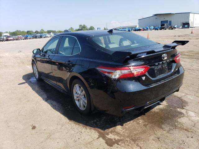 4T1B11HK8KU750366 - 2019 TOYOTA CAMRY L BLACK photo 2