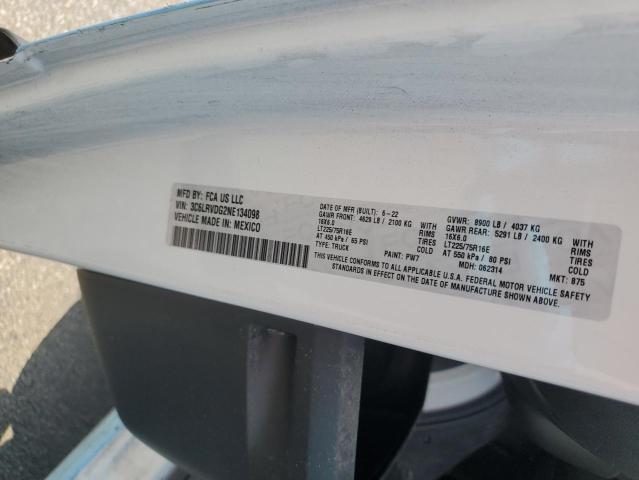 3C6LRVDG2NE134098 - 2022 RAM PROMASTER 2500 HIGH BLUE photo 12