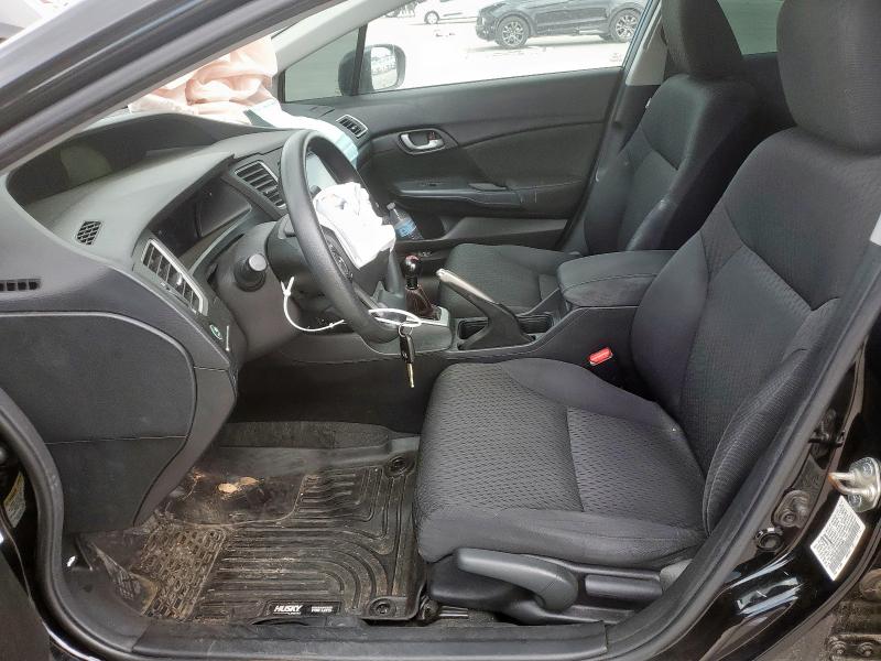 19XFB2E52FE004085 - 2015 HONDA CIVIC LX BLACK photo 7