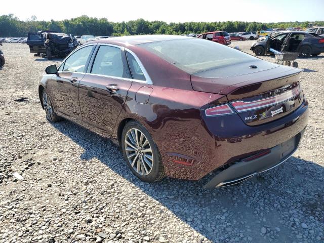 3LN6L5C92JR627899 - 2018 LINCOLN MKZ SELECT Марун фото 2