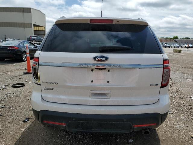 1FM5K8F80DGA45492 - 2013 FORD EXPLORER LIMITED أبيض صورة 6