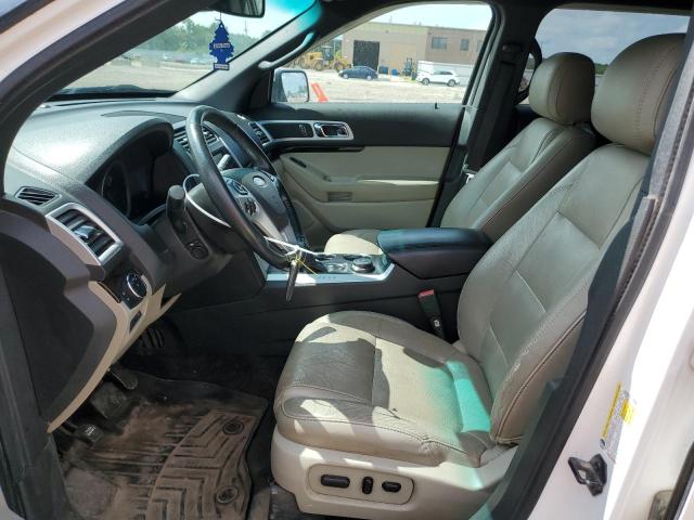 1FM5K8F80DGA45492 - 2013 FORD EXPLORER LIMITED أبيض صورة 7