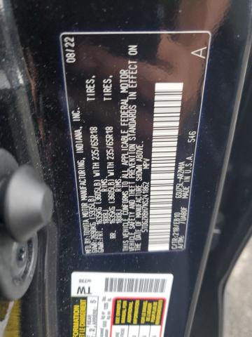5TDGZRBH7NS241862 - 2022 TOYOTA HIGHLANDER XLE BLACK photo 14