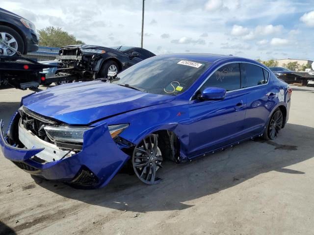 19UDE2F85KA007634 - 2019 ACURA ILX PREMIUM A-SPEC BLUE photo 2