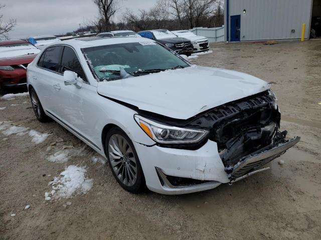 KMHG34JA2JU039683 - 2018 GENESIS G90 PREMIUM WHITE photo 4