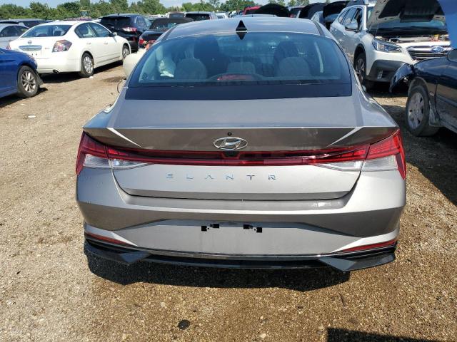 KMHLN4AG7MU090632 - 2021 HYUNDAI ELANTRA SEL GRAY photo 6