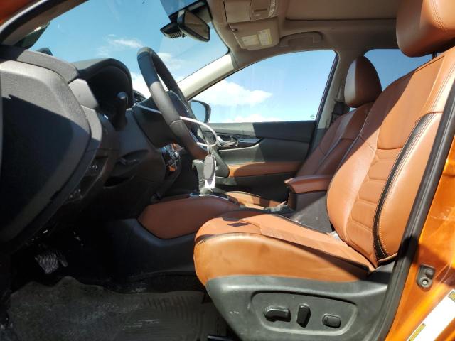 5N1AT2MV4KC757266 - 2019 NISSAN ROGUE S ORANGE photo 7