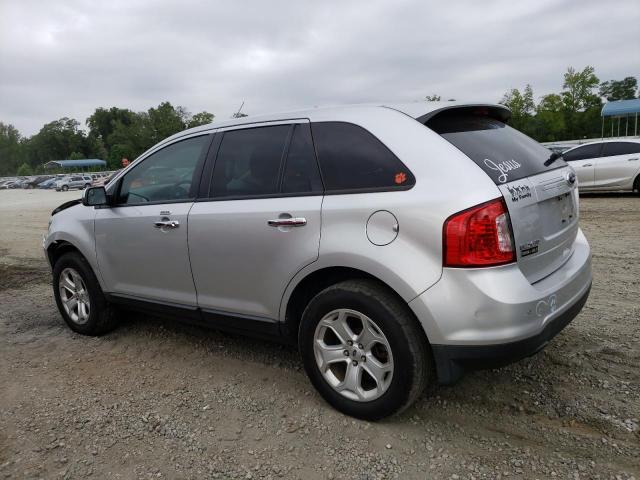 2FMDK3JC5DBB66276 - 2013 FORD EDGE SEL SILVER photo 2