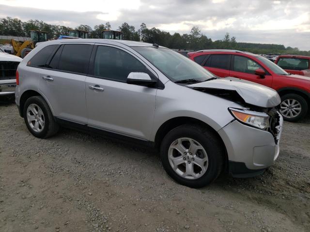 2FMDK3JC5DBB66276 - 2013 FORD EDGE SEL SILVER photo 4