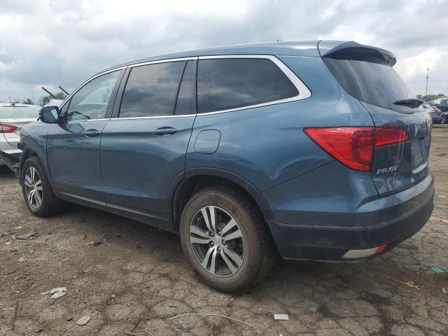 5FNYF6H55JB047029 - 2018 HONDA PILOT EXL BLUE photo 2