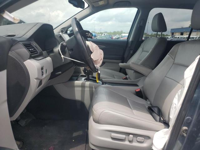 5FNYF6H55JB047029 - 2018 HONDA PILOT EXL BLUE photo 7