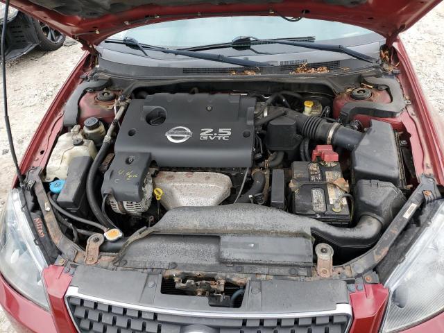 1N4AL11D06N420698 - 2006 NISSAN ALTIMA S MAROON photo 11