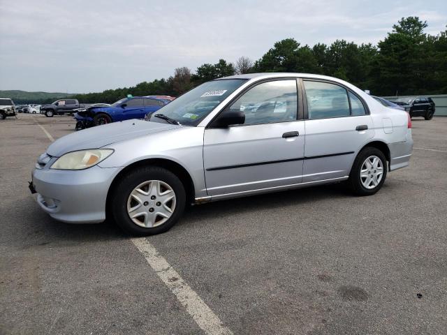 1HGES16395L030273 - 2005 HONDA CIVIC DX VP SILVER photo 1